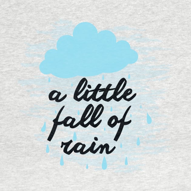 A Little Fall Of Rain (Blue) by byebyesally